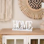 Nikky Home Rustic Free Standing Wood Signs