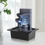 Indoor Tabletop Water Fountain with LED Light