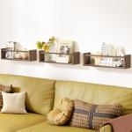 Fixwal Floating Bookshelves Set for Nursery (3 Pack)