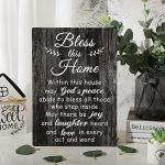 Bless This Home Farmhouse Wall Decor Sign