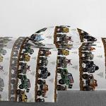 Monster Jam Tracks 4-Piece Twin Bed Set