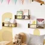 Fixwal Floating Bookshelves Set for Nursery (3 Pack)