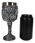 Celestial Triple Goddess Wine Goblet Chalice