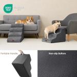 Curved 3-Step Pet Stairs for Small Dogs