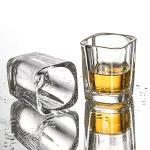 30-Pack Square Shot Glass Set, 2.2 oz