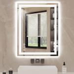 30X36 LED Bathroom Mirror with Lights, Anti-Fog, Backlit + Front Lit, Lighted Bathroom Vanity Mirror for Wall, Memory Function, Dimmable, Tempered Glass, Shatter-Proof