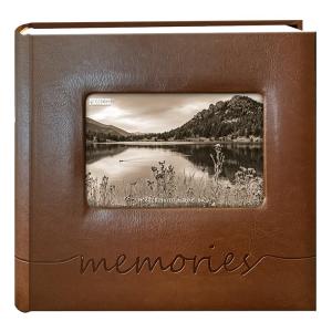 Pioneer Photo Album with 200 Pockets, Brown