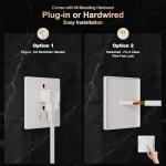 Delma LED Bathroom Mirror with Lights, 30x50 Vanity Mirror for Bathroom Wall, Anti-Fog, Dimmable, Front Lit & Backlit, Memory Function, Shatterproof Tempered Glass, 3 Color Modes(Horizontal/Vertical)