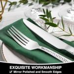 Hammered Silver 40-Piece Flatware Set for 8