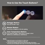 CHARMOR 40x36 Inch LED Bathroom Mirror for Wall, Lighted Bathroom Vanity Mirror with Lights, Dimmable, Anti-Fog, 3 Colors, Shatter-Proof,ETL Listed (Front Lights+Backlit)