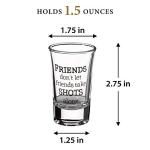 Lillian Rose Set of 4 Party Shot Glasses