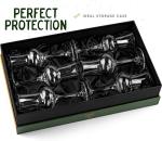 Set of 6 Italian Crystal Cordial Glasses