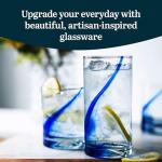 Libbey 16-Piece Blue Ribbon Tumbler Glass Set