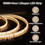 BEAUTYPEAK 30x30 LED Round Bathroom Mirror with Lights, Anti-Fog, Dimmable, Backlit + Front Lit, Lighted Bathroom Vanity Mirror for Wall, 3 Colors, Memory Function, Tempered Glass, Shatter-Proof