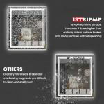 ISTRIPMF 32 x 36 Inch LED Bathroom Mirror, Front Light and Backlit Anti-Fog Dimmable Memory Lighted Vanity Mirror, Shatterproof Wall-Mounted Led Mirror for Bathroom