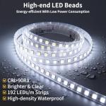 40"x30" LED Bathroom Mirror with Lights, Backlit + Front Lit with CRI>90, Lighted Mirror for Bathroom, Anti-Fog, Dimmable Brightness, 3 Colors, Memory Function, Shatterproof Tempered Glass