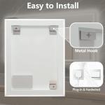 Twalsu LED Mirror for Bathroom 20x28 Lighted Bathroom Vanity Mirrors with Lights, Brighter Frontlit and Backlit Anti-Fog Mirror, Tempered Glass, Dimmable 3 Colors Light Modes, Memory Function