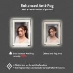 VanPokins LED Mirror, 20x28 Inch Gradient Front and Backlit LED Bathroom Mirror, 3 Colors Dimmable CRI>90, IP54 Enhanced Anti-Fog Bathroom Mirror with Lights