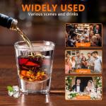 Set of 12 Clear 1.5 oz Shot Glasses