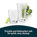 Libbey Awa Polka Dot Glasses Set of 16