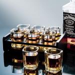 30-Pack Square Shot Glass Set, 2.2 oz