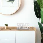 Nikky Home Rustic Free Standing Wood Signs