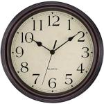 Foxtop Retro Silent Non-Ticking Round Wall Clock