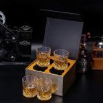 KANARS Luxury Whiskey Glasses Set of 4