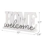 Nikky Home Rustic Free Standing Wood Signs
