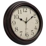 Foxtop Retro Silent Non-Ticking Round Wall Clock