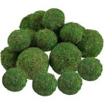 18-Pack Decorative Faux Dried Moss Balls Set