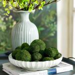 18-Pack Decorative Faux Dried Moss Balls Set