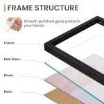 Upsimples 5x7 Black Picture Frame Set of 3