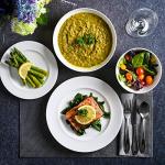 Gibson Elite 16-Piece Double Bowl Dinnerware Set