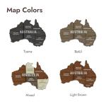 Multilayer 3D Wooden World Map Wall Art