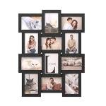 12-Pack 4x6 Collage Picture Frames in Ink Black