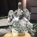 Crystal Elephant Figurine Collection and Ornaments