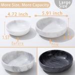 Large Natural Marble Decorative Bowl for Home Decor