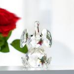 Crystal Elephant Figurine Collection and Ornaments