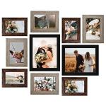 LUCKYLIFE 10-Pack Collage Picture Frame Set