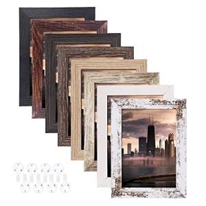 Set of 8 Rustic 4x6 Picture Frames
