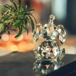 Crystal Elephant Figurine Collection and Ornaments