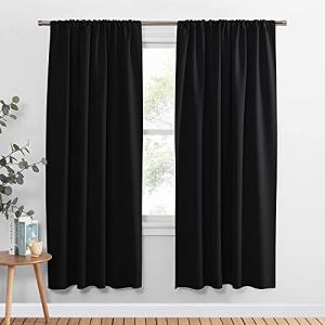 PONY DANCE Thermal Insulated Blackout Curtains - 52x63