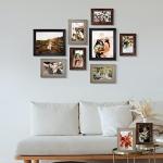 LUCKYLIFE 10-Pack Collage Picture Frame Set