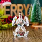Crystal Elephant Figurine Collection and Ornaments