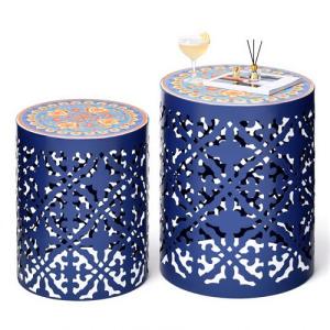 Ultym 2-Pack Vintage Scroll Metal Side Tables