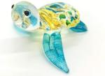 Hand Blown Sea Turtle Art Glass Figurine