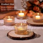 24 Pcs Gold Tealight Candle Holders for Home Decor
