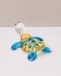 Hand Blown Sea Turtle Art Glass Figurine