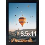 Black 8.5x11 Picture Frame for Wall or Tabletop